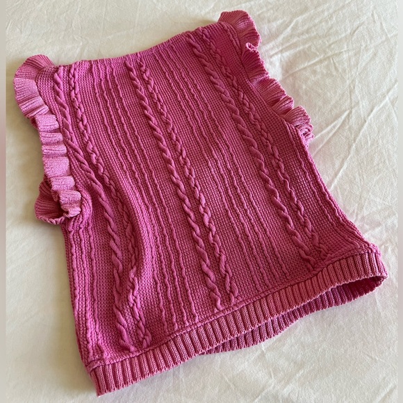 Zara Ruffled Knit Tank - Picture 2 of 5